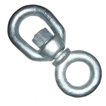 Levering van metalen onderdelen roestvrij staal dubbel oog draaiende ketting G-401
