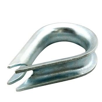Gepersonaliseerde Hot Dip roestvrijstalen draad touw thimbles met CE ISO-certificaat