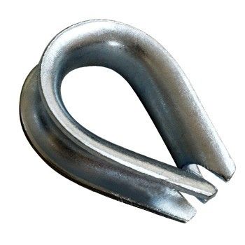 Gepersonaliseerde Hot Dip roestvrijstalen draad touw thimbles met CE ISO-certificaat