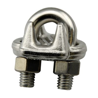 Waterbehandeling roestvrij staal touwclip met ZINK geplatte afwerking