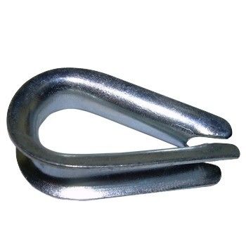 Heavy Duty roestvrijstalen draad touw thimbles DIN6899 voor aangepaste grootte rigging
