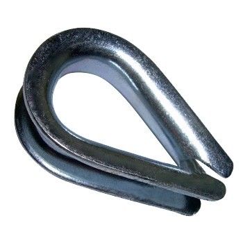Gegalvaniseerde roestvrijstalen draad touw Thimbles DIN6899 Heavy Duty Thimble