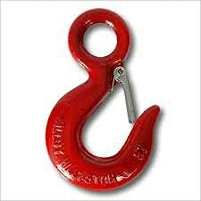 U.S. Type 320a Lifting Eye Hoist Hook met Safety Lock Hook Plain Finish