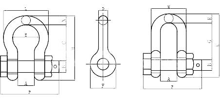 Gelast US-type schroefketting G-2150