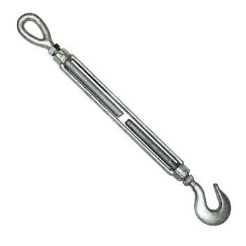 Zware draad touw kabel turnbuckles ons type roestvrij staal met oog haak